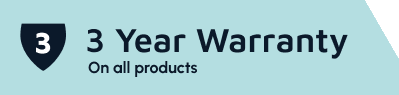 3 Year Warranty