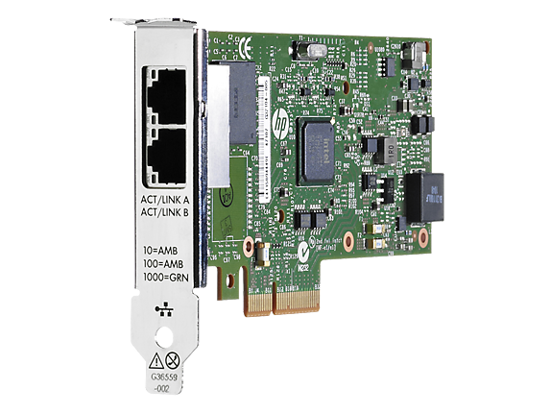 Picture of HP Ethernet 1Gb 2-port 361T Adapter 652497-B21 656241-001