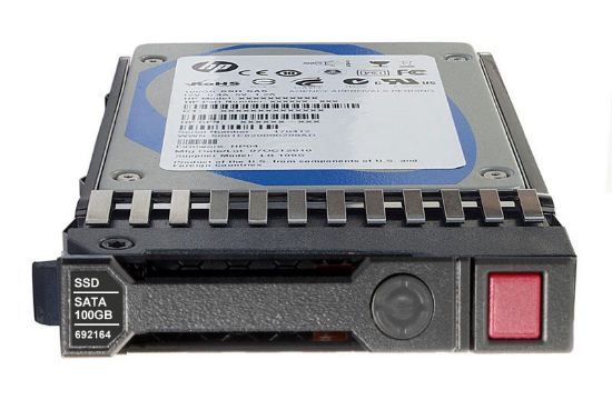 Picture of HPE 100GB SATA Mainstream Endurance 6G SFF (2.5") SC Enterprise Mainstream Solid State Drive 691862-B21 692164-001