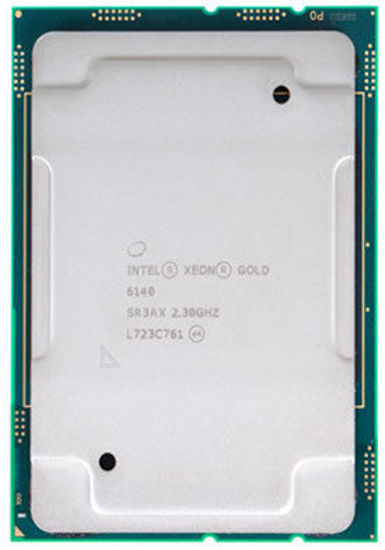 Picture of Intel Xeon-Gold 6140 (2.3GHz/18-core/140W) Processor SR3AX