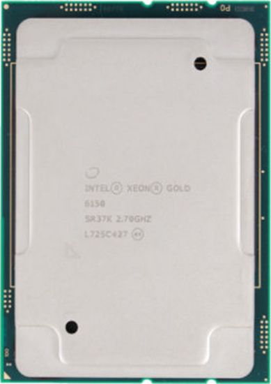 Picture of Intel Xeon-Gold 6150 (2.7GHz/18-core/165W) Processor SR37K