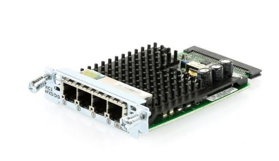 Picture of Cisco 4-Port FXS and DID voice/fax interface card VIC3-4FXS/DID