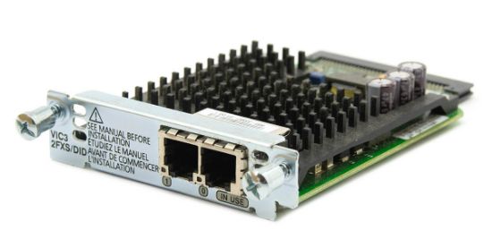 Picture of Cisco 2-Port FXS and DID voice/fax Interface Card VIC3-2FXS/DID