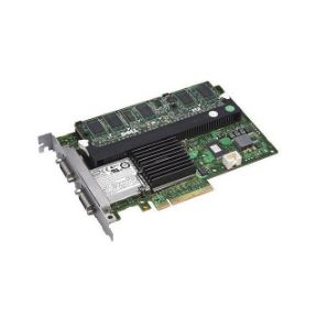 Picture of Dell PERC 6/E 512MB SAS SATA PCIe Dual Port External RAID Controller FY374