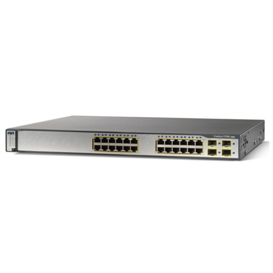 Picture of Cisco Catalyst 3750G-24TS-E1U Switch WS-C3750G-24TS-E1U