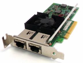 Picture of Dell Intel X540-T2 10Gb Dual Port NIC - Low Profile 3DFV8L