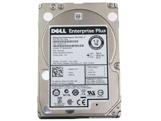 Picture of Dell 1.2TB SAS 10K 6G (2.5'') Hard Drive 68V42 068V42