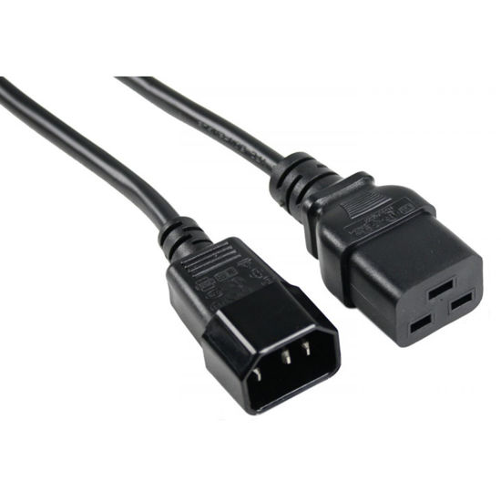 Picture of C14 to C19 Power Cable 1 Meter C14-C19