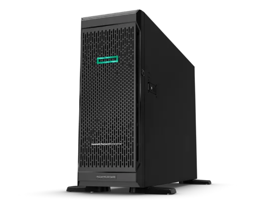 Picture of HPE ML350 Gen10 4210 1P 16GB 8SFF P408i-a 1x800W FS RPS Base SFF Tower Server P11051-421