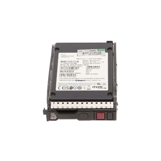 Picture of HPE 3.2TB NVMe Gen4 High Performance Mixed Use SFF (2.5") SCN U.3 PM1735 Solid State Drive P22270-B21 P26415-001
