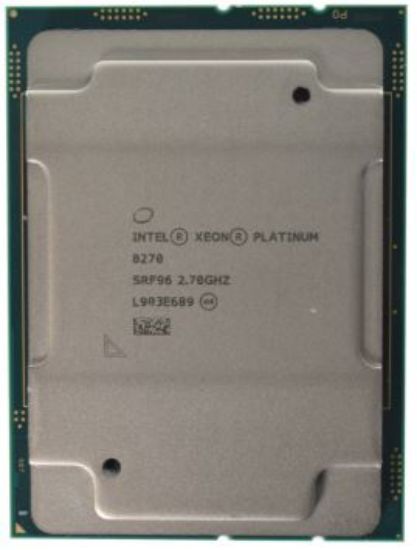 Picture of Intel Xeon-Platinum 8270 (2.7GHz/26-core/205W) Processor Kit SRF96