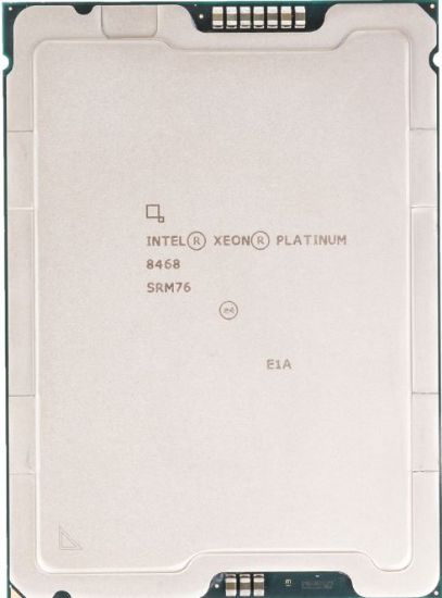 Picture of Intel Xeon Platinum 8468 (2.1GHz/48-core/350W) Processor Kit SRM76