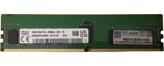 Picture of HPE 16GB (1x16GB) Dual Rank x8 DDR4-3200 CAS-22-22-22 Registered Smart Memory Kit P06031-B21 P11443-091