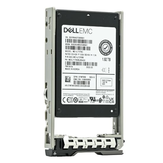 Picture of Dell 1.92TB SAS Read Intensive TLC 12G (2.5") Solid State Drive TMTW9 0TMTW9
