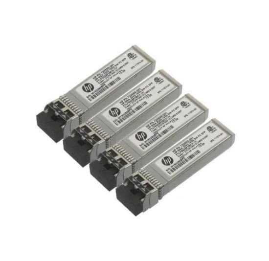 Picture of HPE MSA 16Gb Short Wave Fibre Channel SFP+ 4-pack Transceiver C8R24A 717874-001