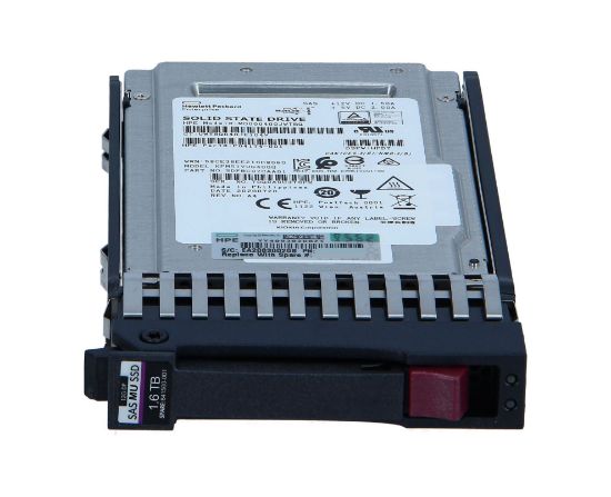 Picture of HPE MSA 1.6TB 12G SAS Mixed Use SFF (2.5in) Solid State Drive N9X91A 841500-001