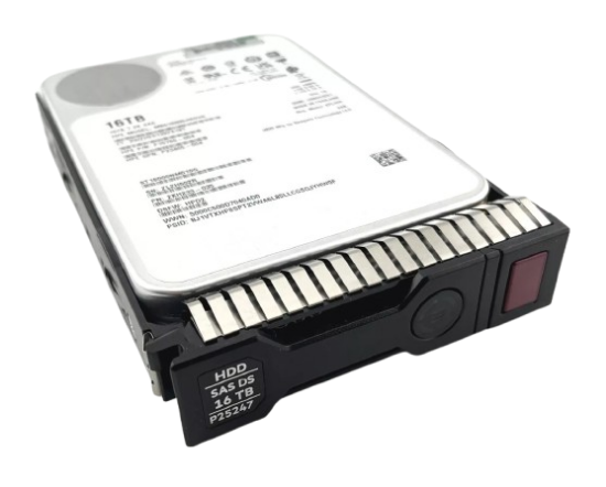 Picture of HPE 16TB SAS 12G Business Critical 7.2K LFF 3.5" SC Helium 512e ISE Multi Vendor HDD P23863-B21 P25247-001