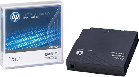 Picture of HPE LTO-7 Ultrium 15TB RW Data Cartridge C7977A 846000-001