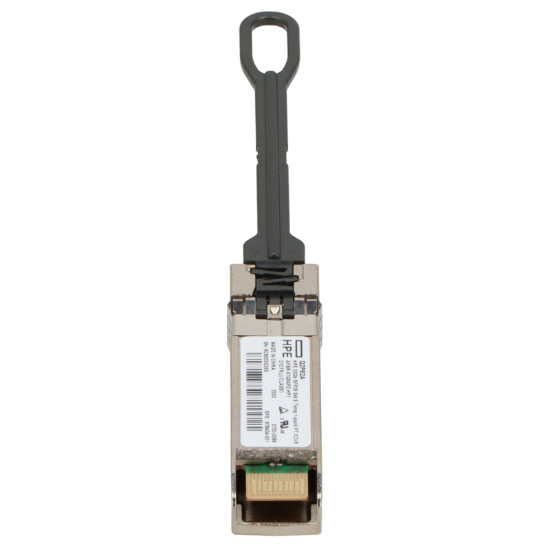 Picture of HPE 32Gb SFP28 Fibre Channel Short Wave 1-pack Pull Tab Optical Transceiver Q2P62A 878404-001