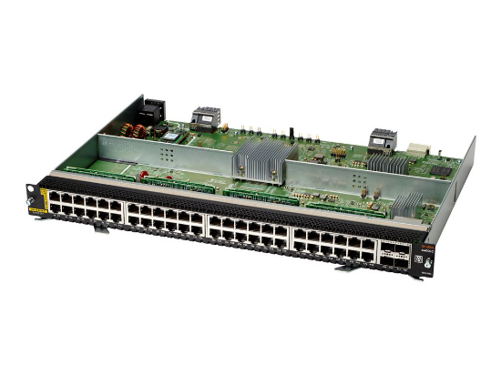 Picture of HPE Aruba Networking CX 6400 48p Smart Rate 1/2.5/5GbE Class6 PoE 4p SFP56 v2 Module R0X41C